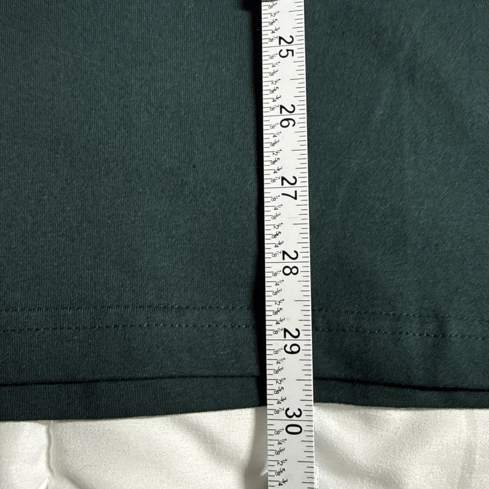 Eighty Eight Brand Mens L Forest Green Graphic Patch Melting Skull Drip T-Shirt - Picture 11 of 12